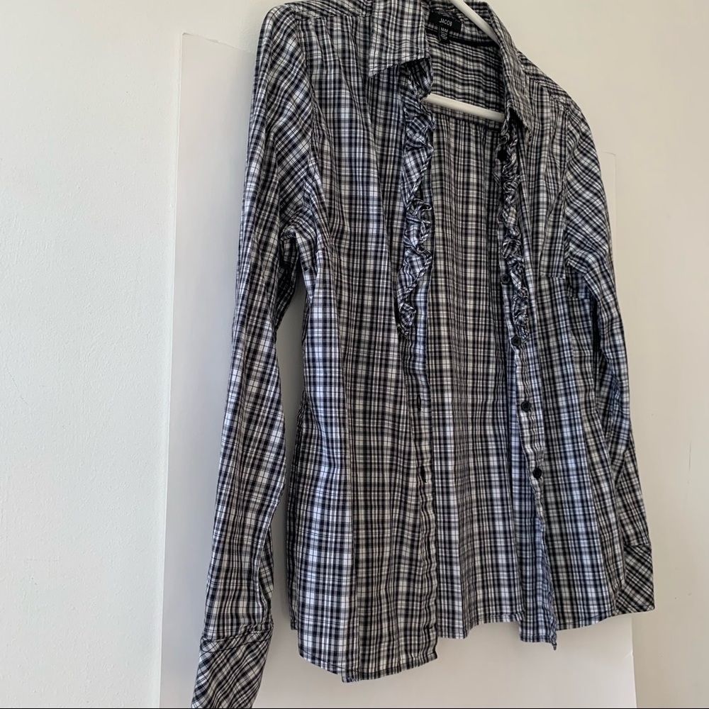 90’s Ruffled Blouse - Picture 7 of 10